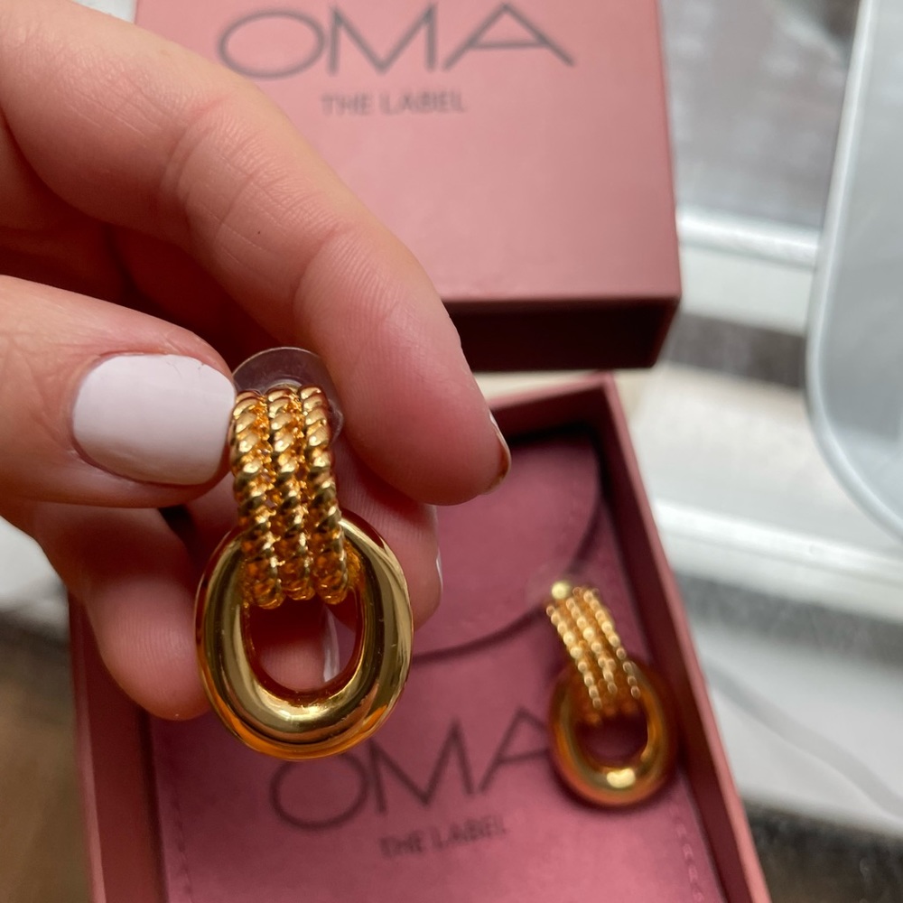 Oma the Label Gold Earrings